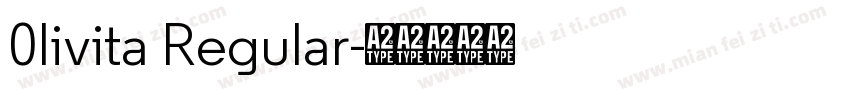 0livita Regular字体转换